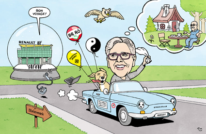 Karikatur zeichnen lassen als Geschenk zur Pensionierung