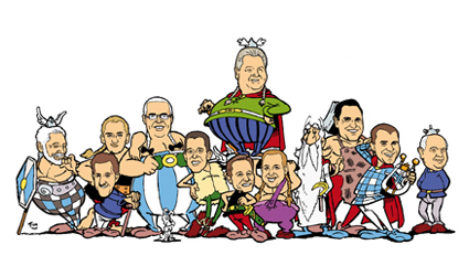 Karikatur zeichnen lassen als Geschenk zum Firmenjubiläum